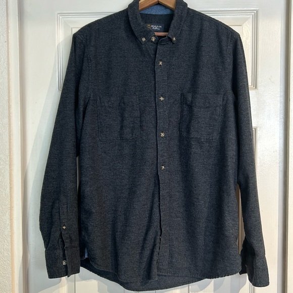 Wallin and Bros Flannel Dark Gray - Picture 1 of 9